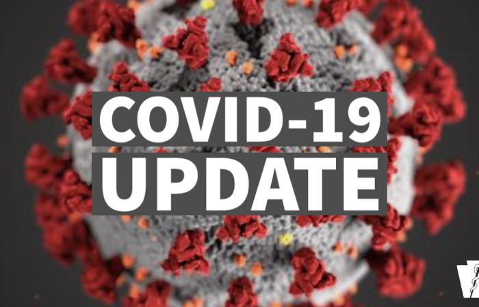 this image shows a render that says COVID-19 Update