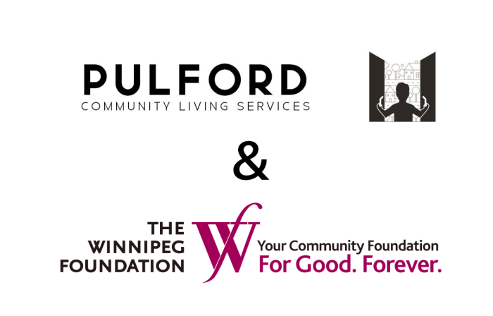 pulford logo and the winnipeg foundation logo